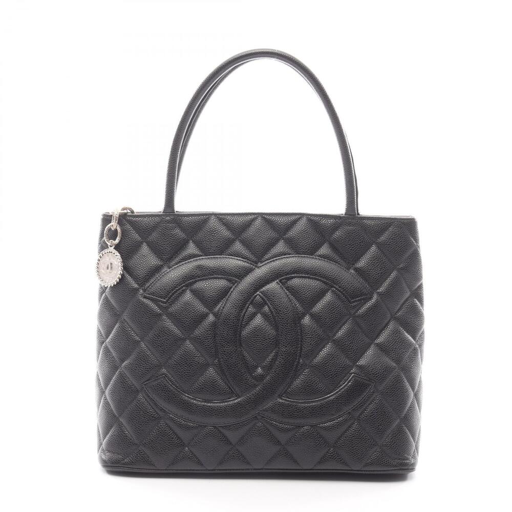 Chanel Reissue Tote Bag Leather Grained Calfskin Black